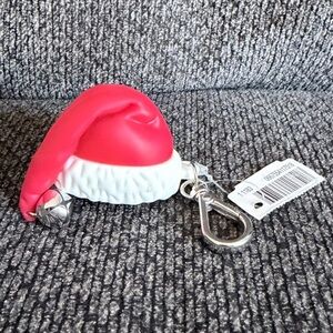 Bath and body works Santa Hat Pocketbac Holder with Jingle Bell